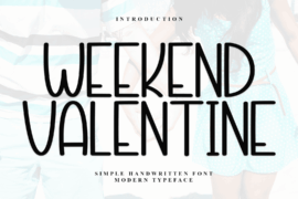 Weekend Valentine Font