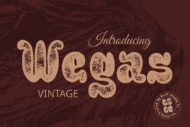 Wegas Vintage Demo Font