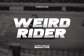 Weird Rider Demo Font