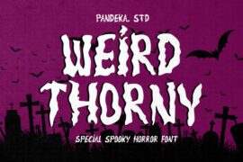 Weird Thorny DEMO Font