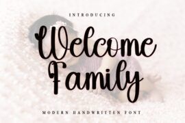 Welcome Family Font