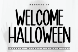 Welcome Halloween Font