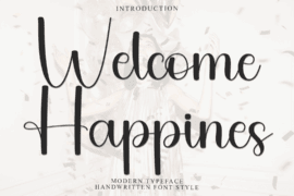 Welcome Happines Font