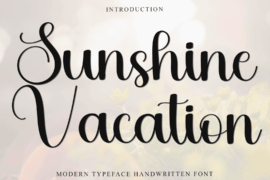 Welcome Sunshine Font