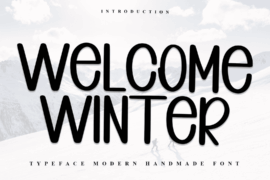 Welcome Winter Font