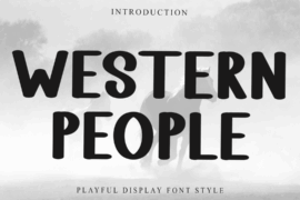 Western People Font