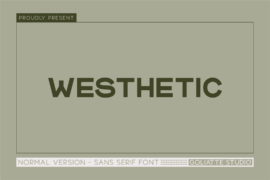 Westhetic Font