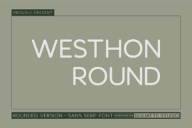 Westhon Round Font