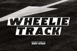 Wheelie Track Demo Font