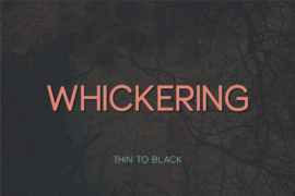 Whickering Font
