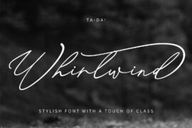 Whirlwind Font