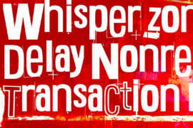 Whisper Zone Crown Delay Nonremittal Transaction Mosquito Font