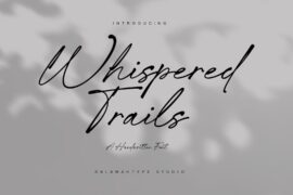 Whispered Trails Font