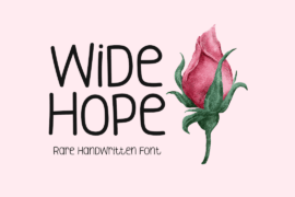 Wide Hope Font