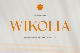 Wikolia Demo Font