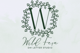 Wild Fern Monogram Font