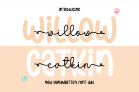 Willow Catkin Font