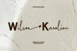 Wilson Karoline Demo Font