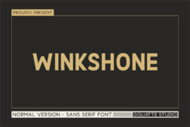 Winkshone Font