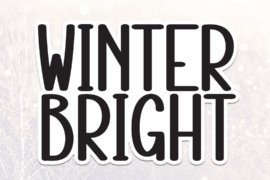 Winter Bright Font