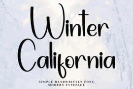 Winter California Font