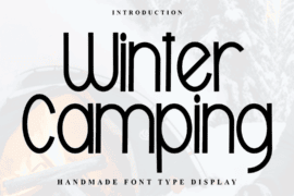 Winter Camping Font