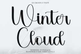 Winter Cloud Font