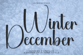 Winter December Font