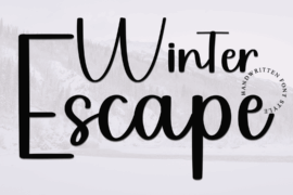 Winter Escape Font