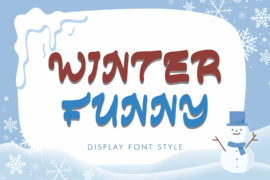 Winter Funny Demo Font