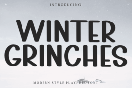 Winter Grinches Font