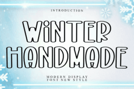 Winter Handmade Font