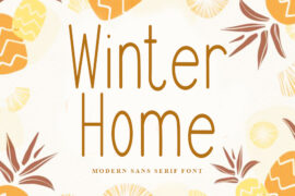 Winter Home Font