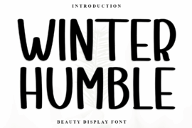 Winter Humble Font