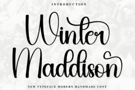 Winter Maddison Font