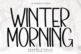 Winter Monday Font