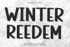 Winter Reedem Font