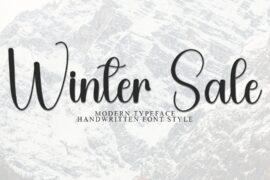 Winter Sale Font