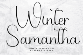 Winter Samantha Font