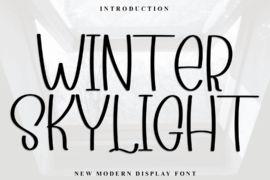 Winter Skylight Font