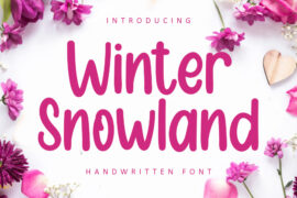 WINTER SNOWLAND Font