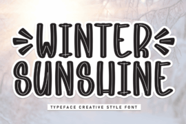 Winter Sunshine Font
