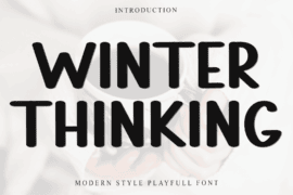 Winter Thinking Font