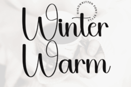 Winter Warm Font