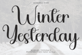 Winter Yesterday Font