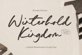 Winterhold Kingdom Font