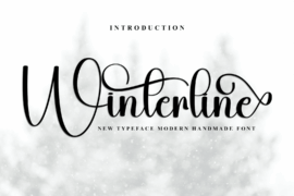 Winterline Font