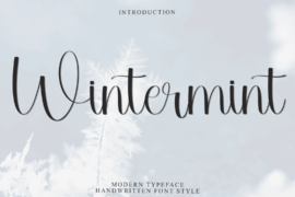 Wintermint Font