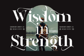 Wisdom in Strength Demo Font