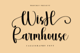 WisH Farmhouse Font